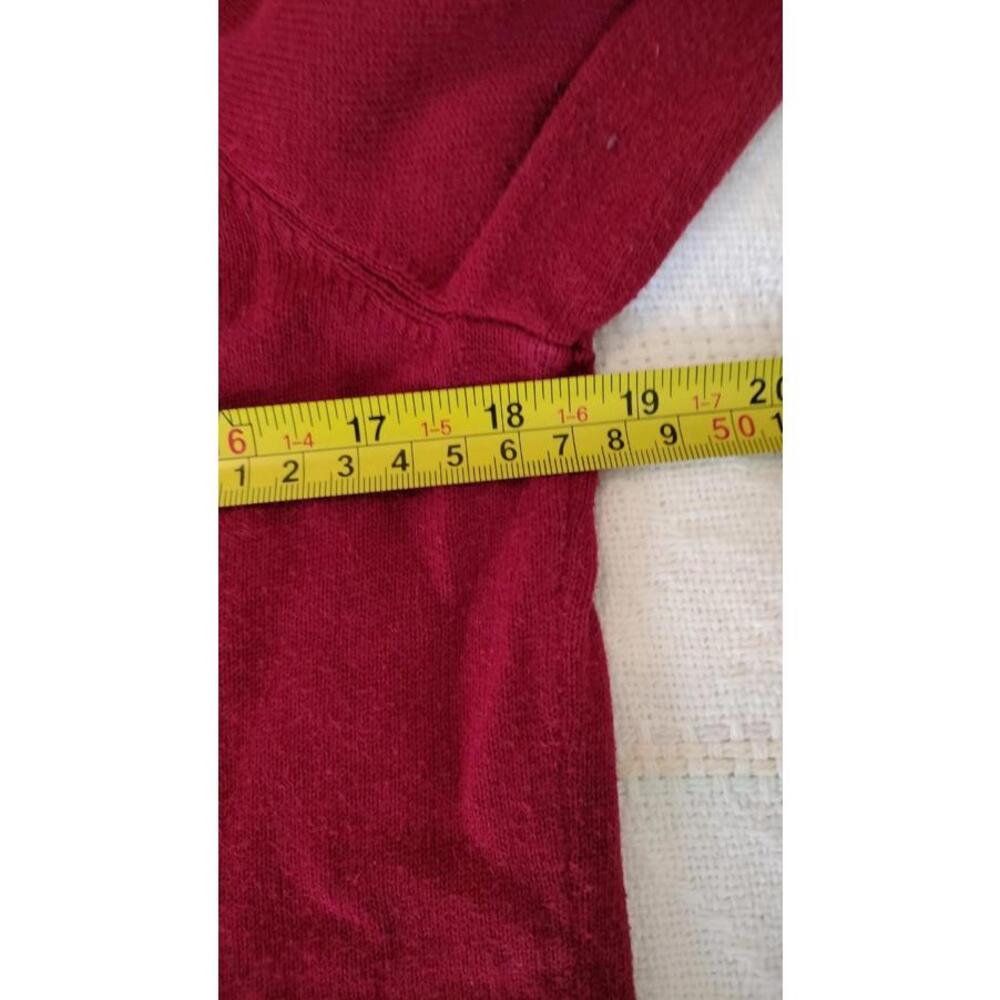 VTG Lauren Ralph Lauren Duck Hunter Intarsia Sweater Red cotton Medium - Picture 2 of 16